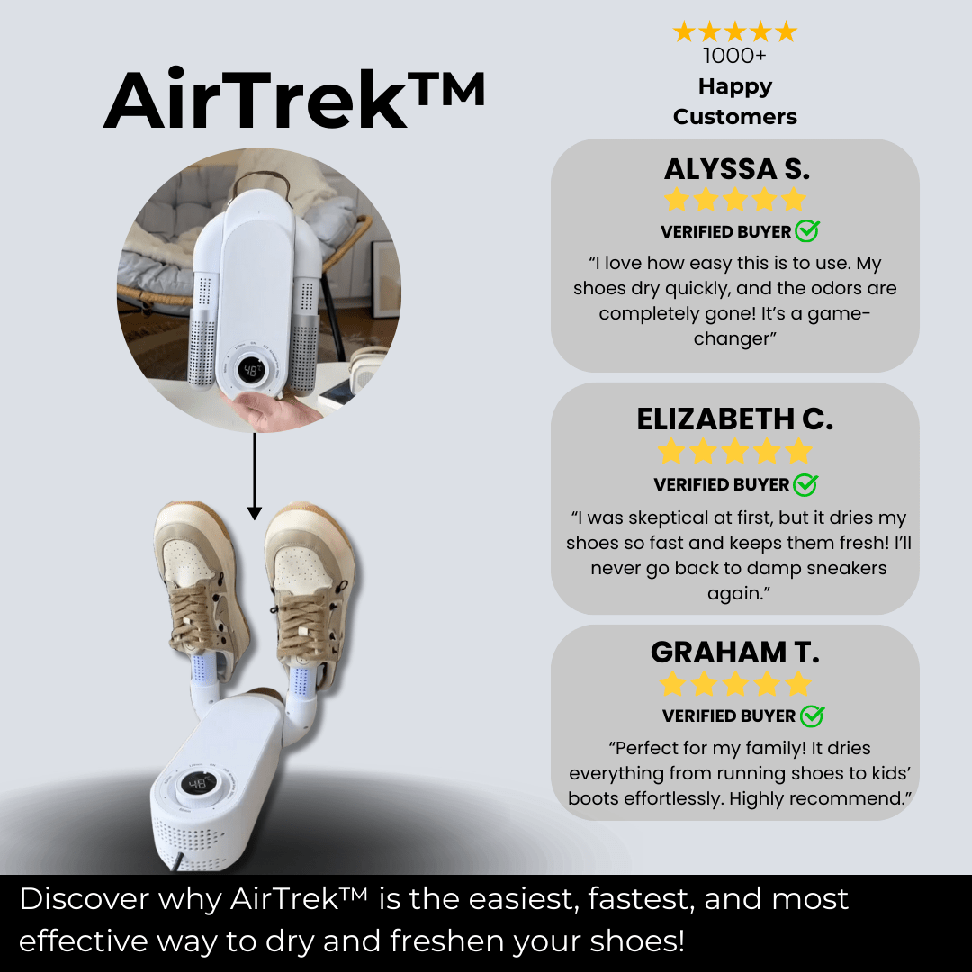 AirTrek™ UV Deodorizing Shoe Dryer (UK)