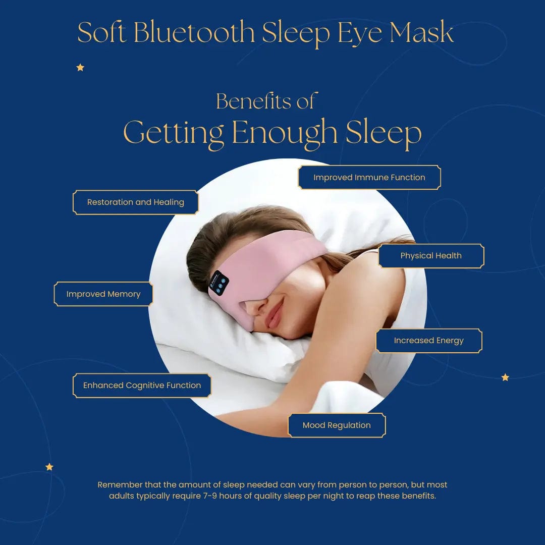 Soft Bluetooth Sleep Eye Mask lextonbrand